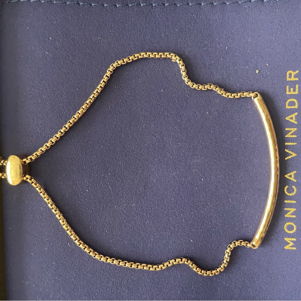 Monica Vinader Gold Chain Bracelet